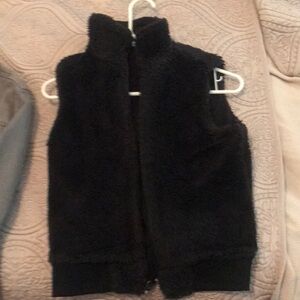 Stylish Black Kids Fleece Vest